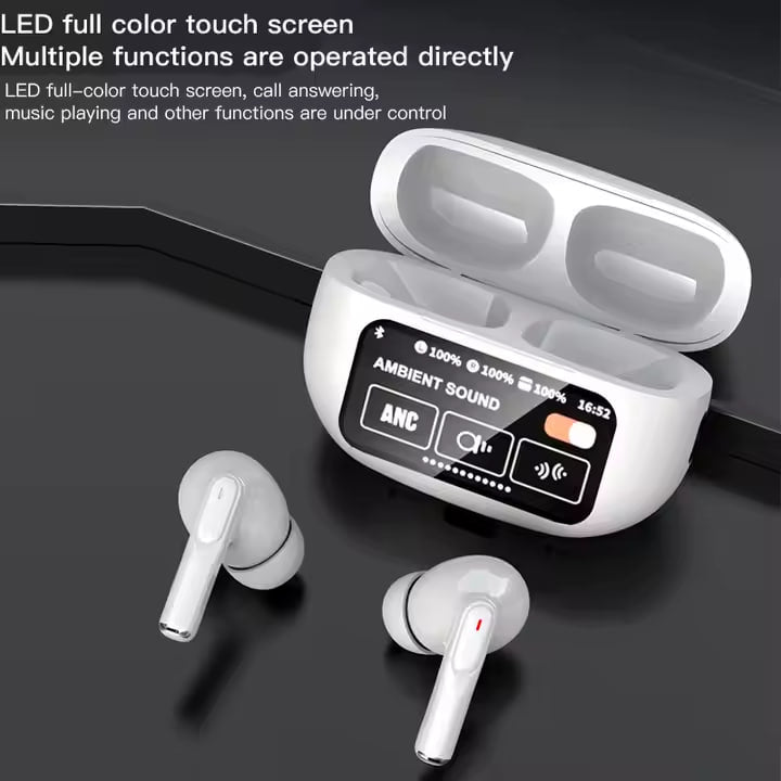 Auriculares inalámbricos A9 Plus de alta calidad ANC + ENC Auriculares intrauditivos con cancelación de ruido pasiva - Gadget503 | Gadgets y Tecnología al Mejor Precio 🚀