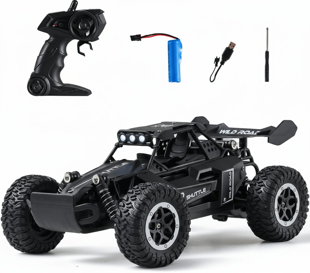 Coche RC Todoterreno de Alta Velocidad - 20+ KM/H, Escala 1:16, 30 Minutos de Diversión - Gadget503 | Gadgets y Tecnología al Mejor Precio 🚀