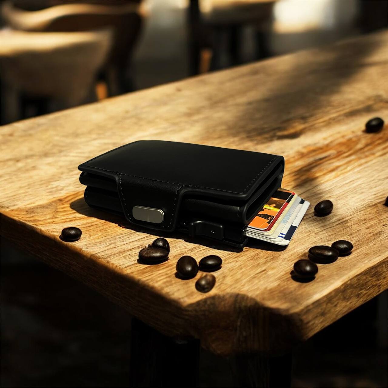 Tarjetero con RFID y Monedero - Gadget503